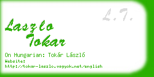 laszlo tokar business card